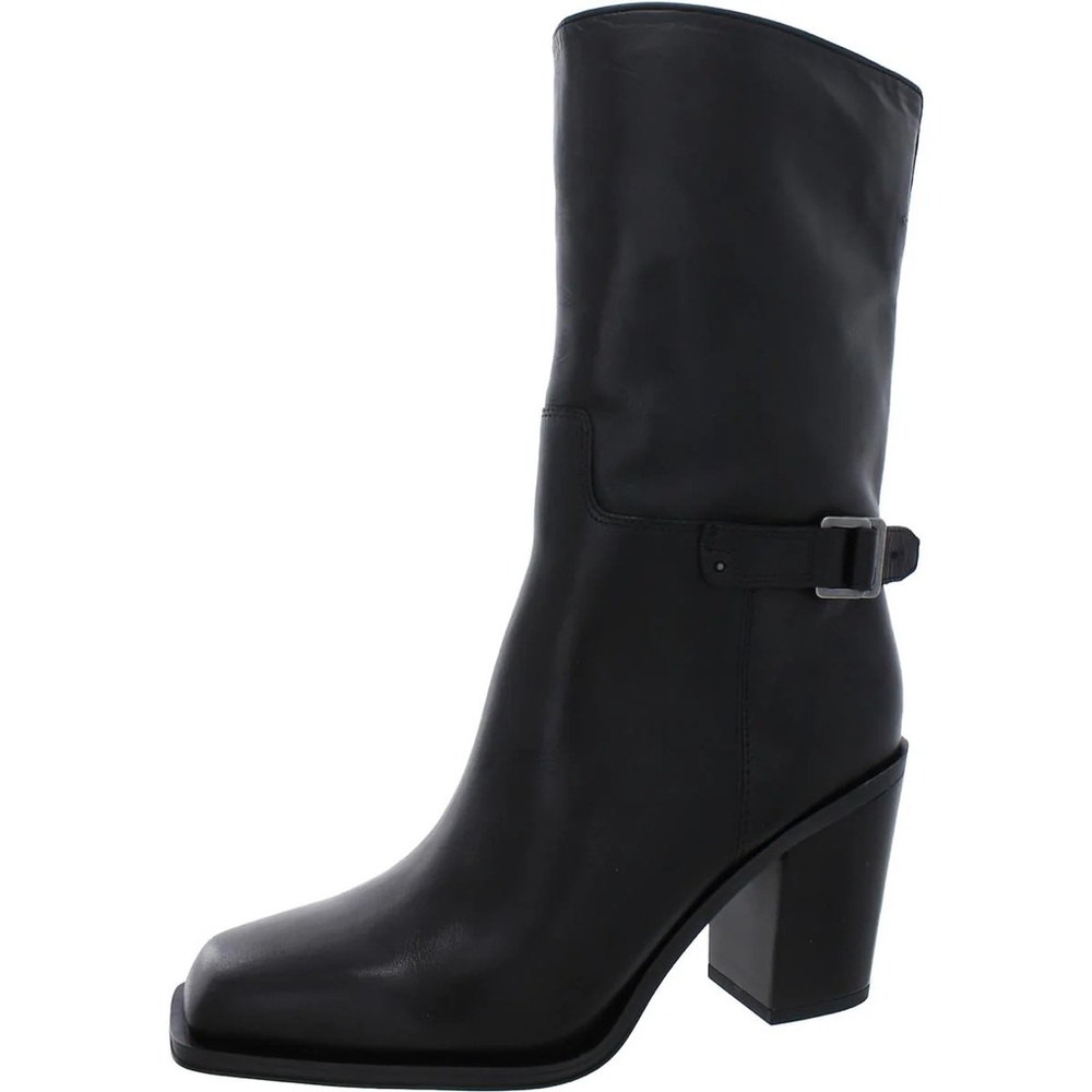 New Franco Sarto Vance Black Leather Boots, size 7